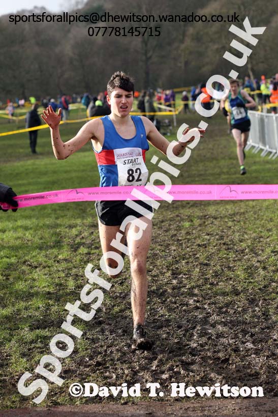 Mens under-20 Northern Cross Country Champs., Witton Park, Blackburn. Photo: David T. Hewitson/Sports for All Pics